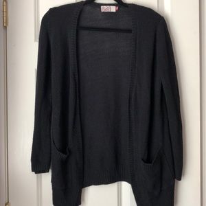 Black Knit Cardigan